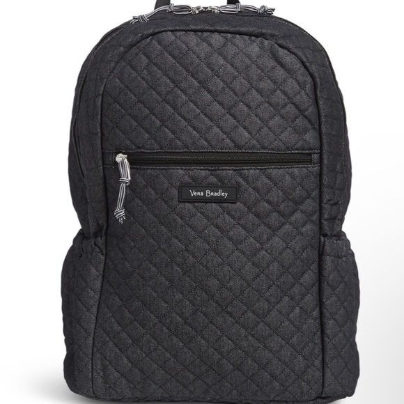 VERA BRADLEY (NEW IN PACKAGE) DENIM NAVY BACKPACK NWT - Picture 1 of 11